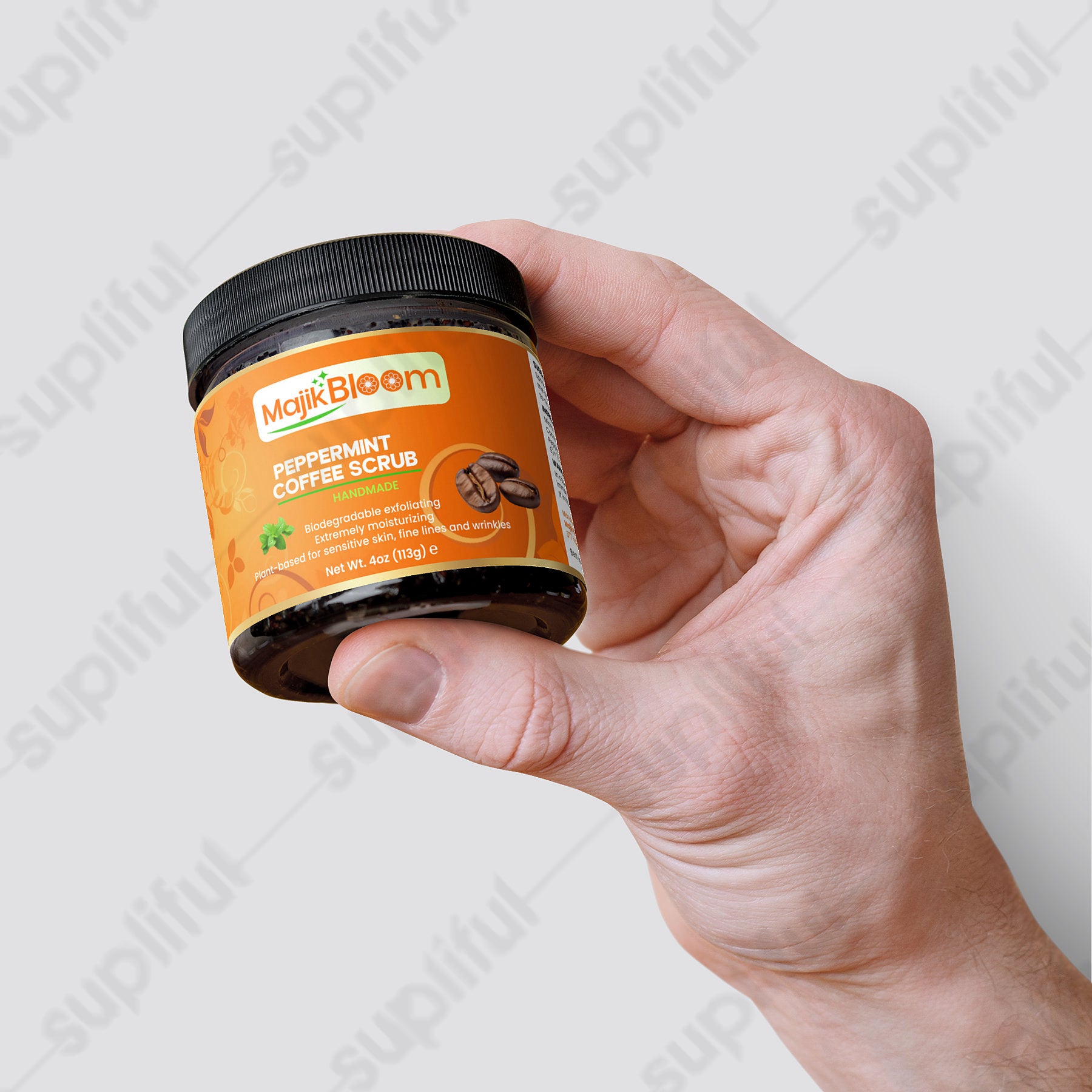 Peppermint Coffee Scrub