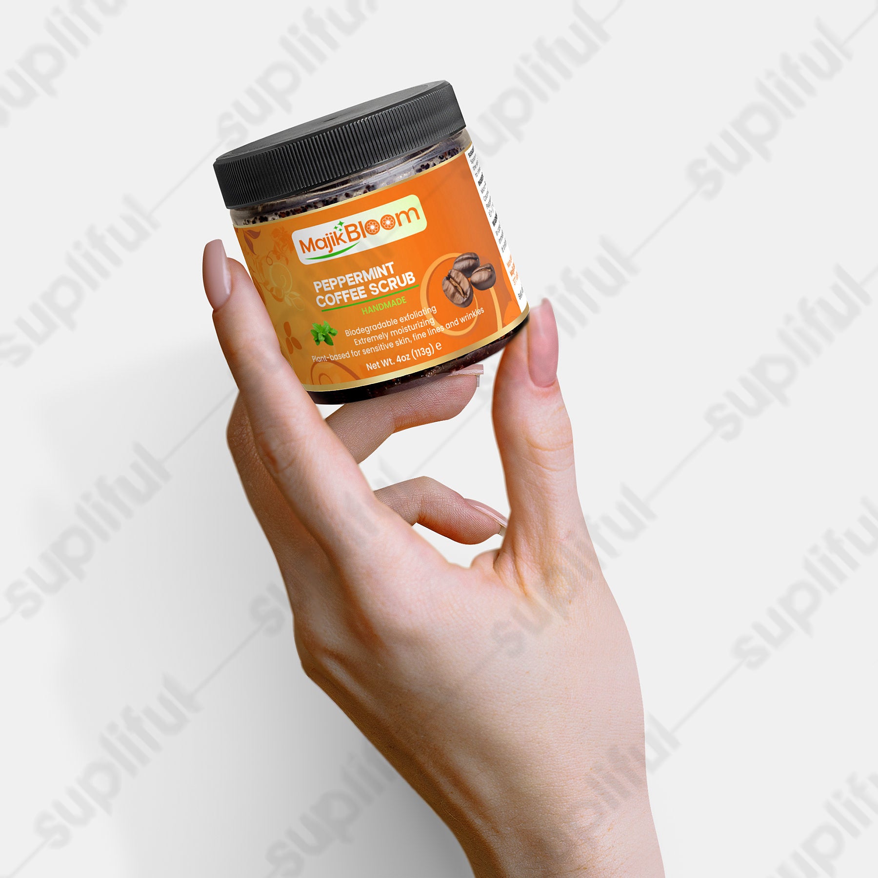 Peppermint Coffee Scrub