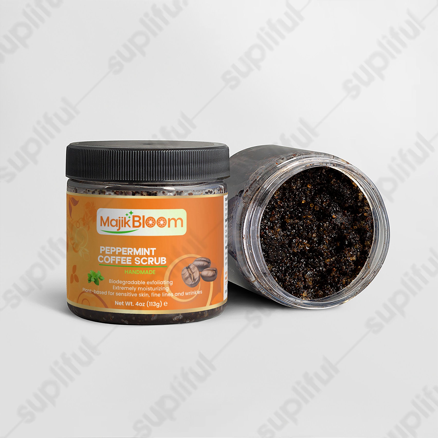 Peppermint Coffee Scrub